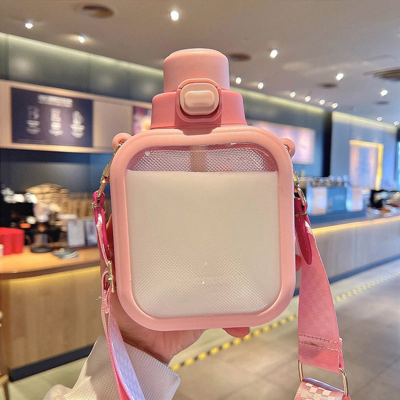 Kawaii Flat Water Bottle