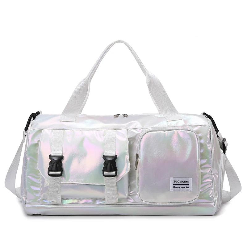 Holographic Duffel Bag
