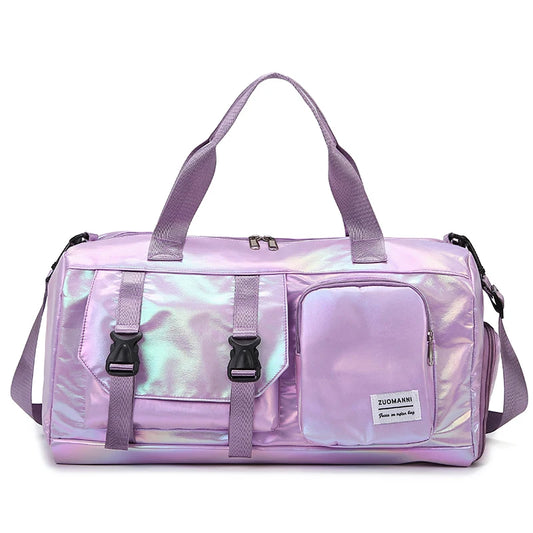 Holographic Duffel Bag