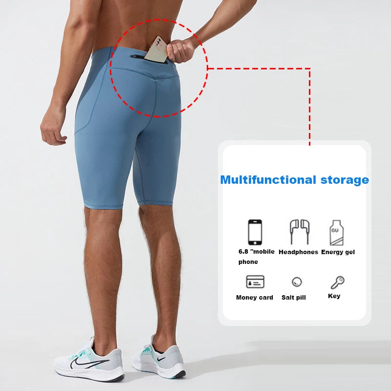 Men’s Compression Shorts with Pocket