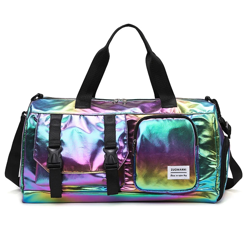 Holographic Duffel Bag