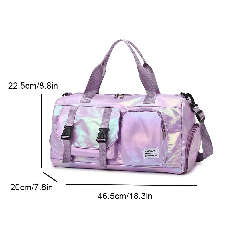 Holographic Duffel Bag