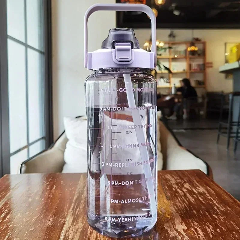 Time2Hydrate 2L Water Bottle