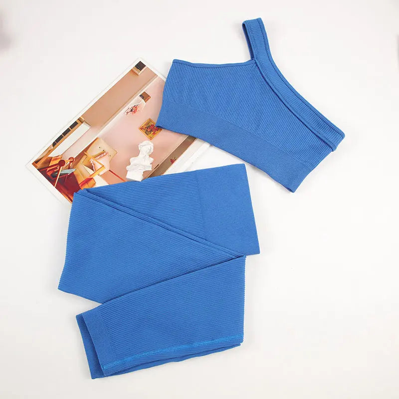 Seamless Ribbed Sports Set